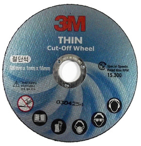 3M 4인치 절단석 THIN CUT-off wheel(50개)